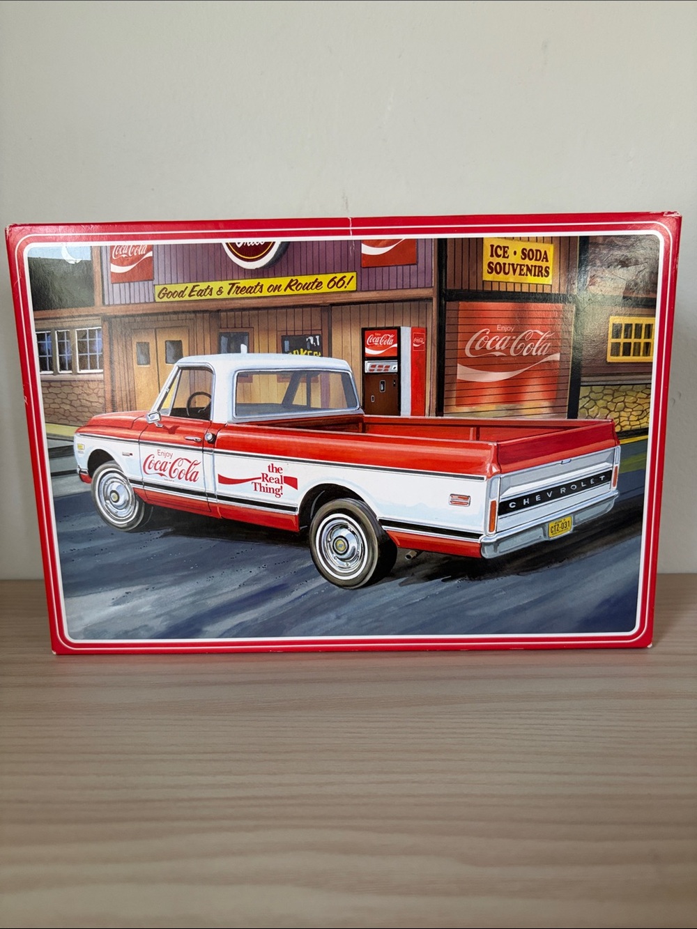 AMT New! 1/25 scale 1972 Chevy Pick up truck Coca-Cola plastic model kit